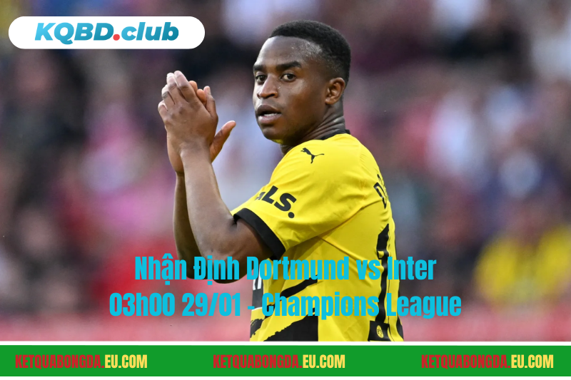 Đội hình dự kiến trước trận Dortmund vs Inter